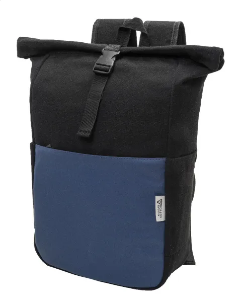 Blakkan Back ruksak od recikliranog canvas platna, 15" Plava