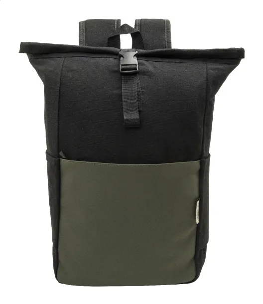 Blakkan Back ruksak od recikliranog canvas platna, 15" Zelena