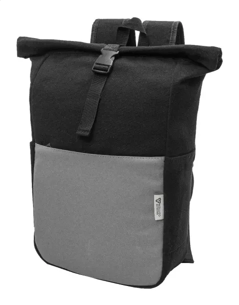 Blakkan Back ruksak od recikliranog canvas platna, 15" Siva