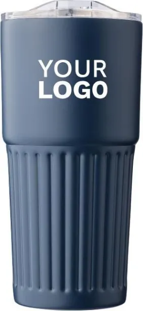  Recycled stainless steel double-walled drinking mug (500 ml) Kael