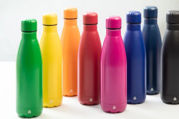 Refill recycled stainless steel bottle Pink Refill recycled stainless steel bottle Pink