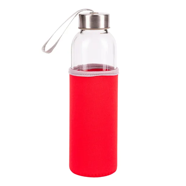 VIM glass bottle 500 ml Red VIM glass bottle 500 ml Red