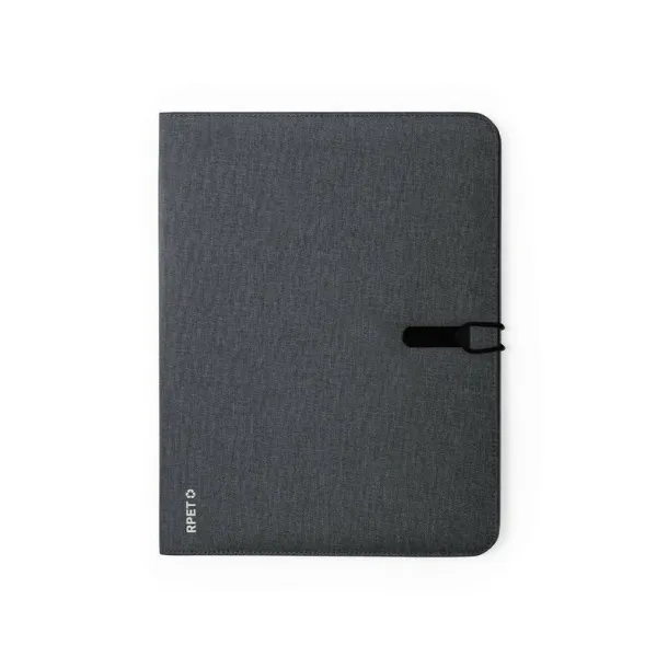  RPET conference folder A4 with notebook black