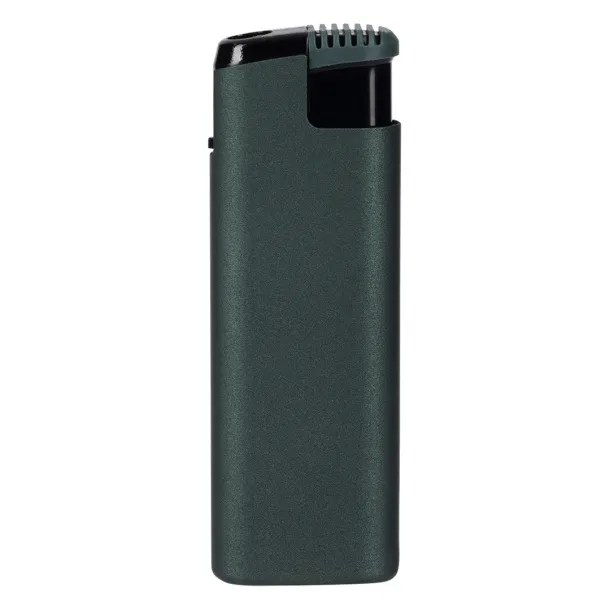 MAGMA SOFT Plastic electronic lighter in a metal housing - ITEK Metalik zelena