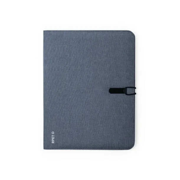  RPET conference folder A4 with notebook navy blue