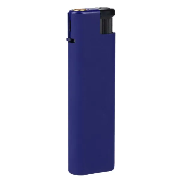 IGNIS SOFT Jet flame electronic lighter in metal case - ITEK Blue
