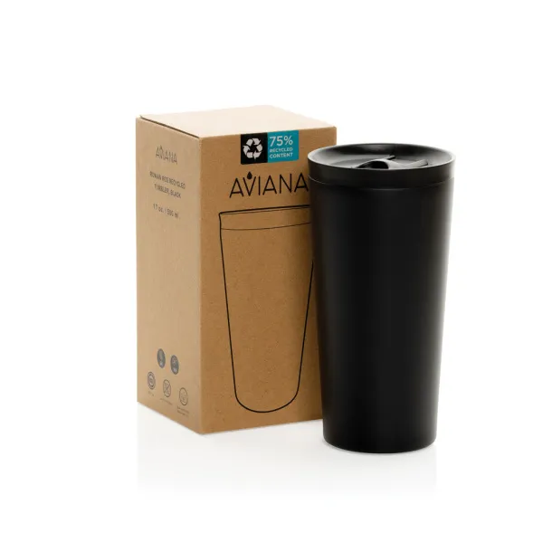 Aviana™ Rowan RCS Recycled Tumbler 500 ML - Aviana Black