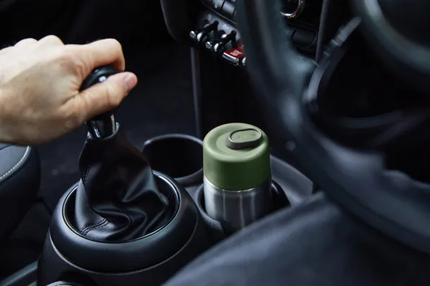 Black+Blum Insulated Leakproof Travel Cup Stainless Steel - Black + Blum olive green  Black+Blum Insulated Leakproof Travel Cup Stainless Steel - Black + Blum olive green