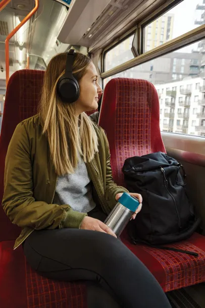 Black+Blum Insulated Leakproof Travel Cup Stainless Steel - Black + Blum turquoise  Black+Blum Insulated Leakproof Travel Cup Stainless Steel - Black + Blum turquoise