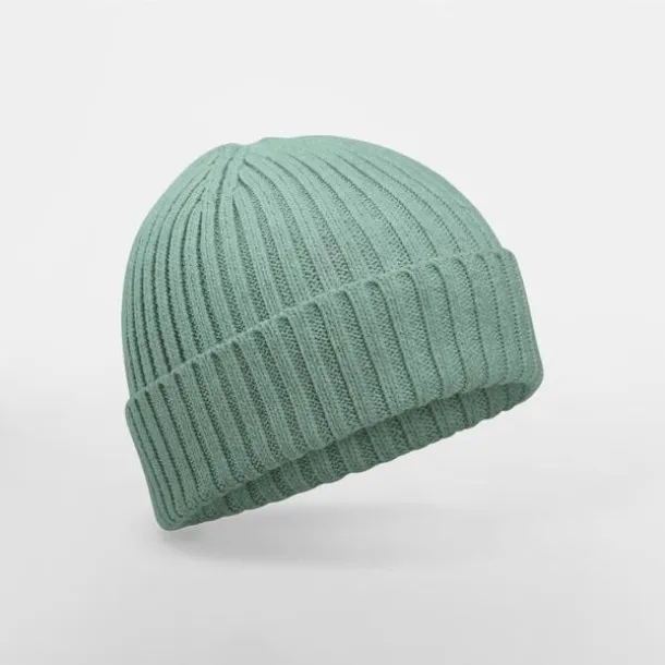  Organic Cotton Kids Beanie - Beechfield Dusty Green