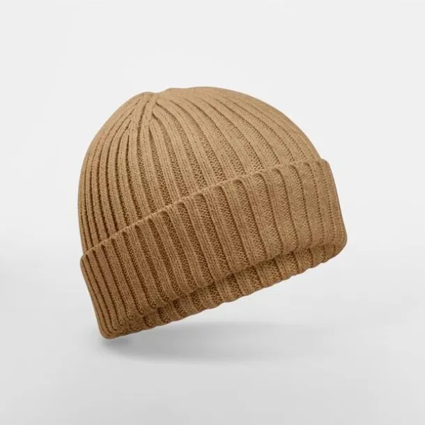  Organic Cotton Kids Beanie - Beechfield Biscuit