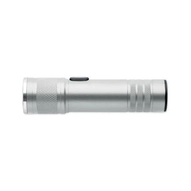 FLASHRA Rechargeable COB light torch Matt Silver