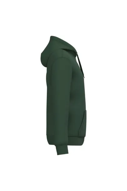  Unisex hoodie s patentnim zatvaračem, 280 g/m2 - Kariban Šumski zelena