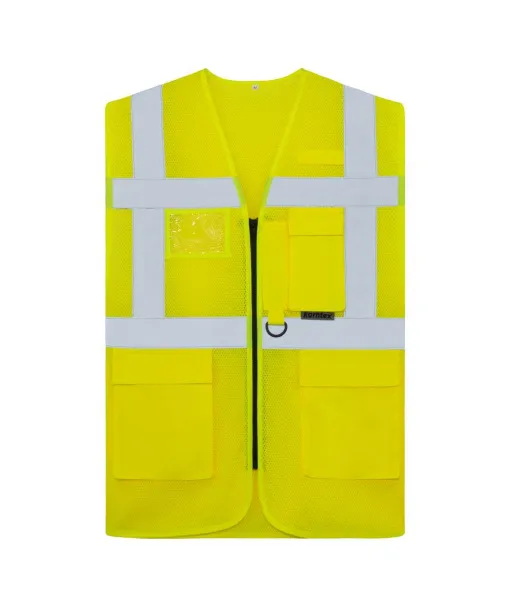 „Larisa“ Mrežasti višenamjenski prsluk - Korntex Hi-Vis Yellow