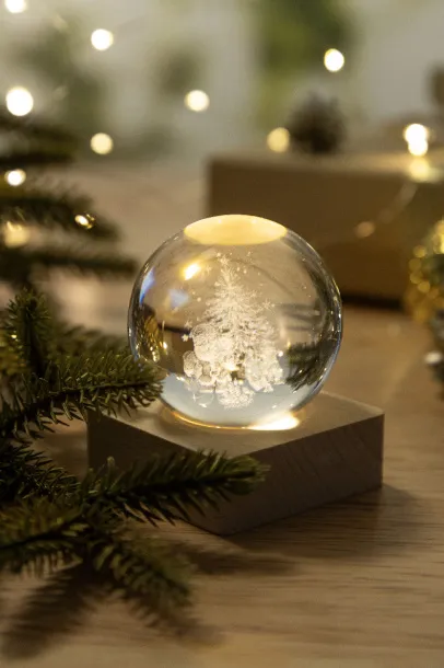 Borealis Christmas light globe Transparent Natural