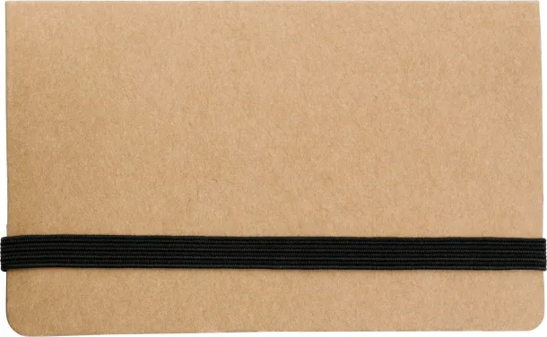  Cardboard sticky note set Bjorn brown Crna