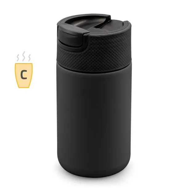 AIR GIFTS NABILA termo šalica s keramičkim dijelovima, 400 ml black AIR GIFTS NABILA termo šalica s keramičkim dijelovima, 400 ml black