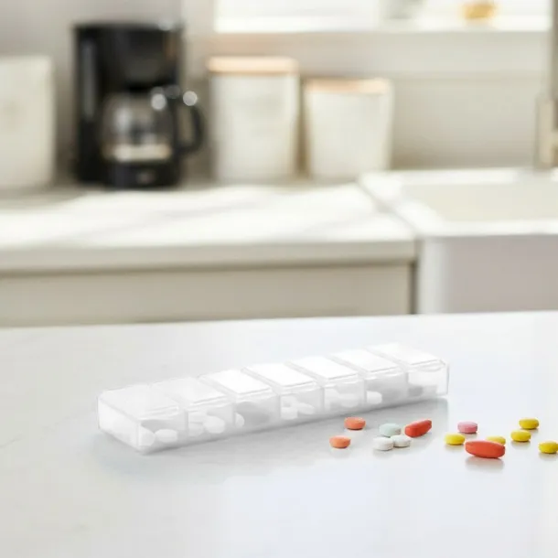  Pill box with 7 compartments Bijela