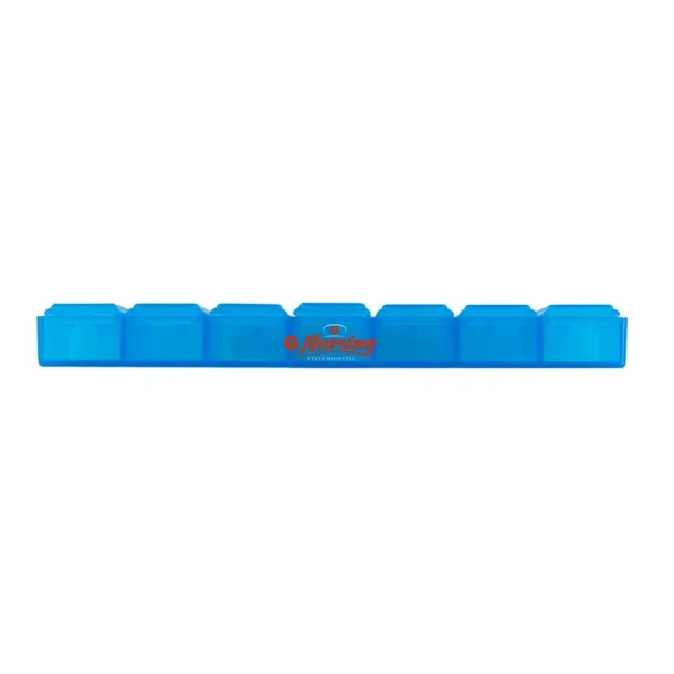  Pill box with 7 compartments Plava