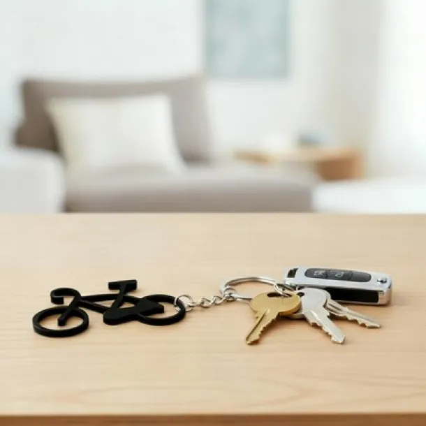  Keyring "bicycle" Crna