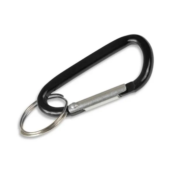  Keyring, carabiner Crna