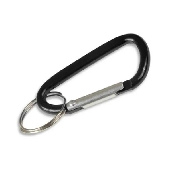 Keyring, carabiner black  Keyring, carabiner black