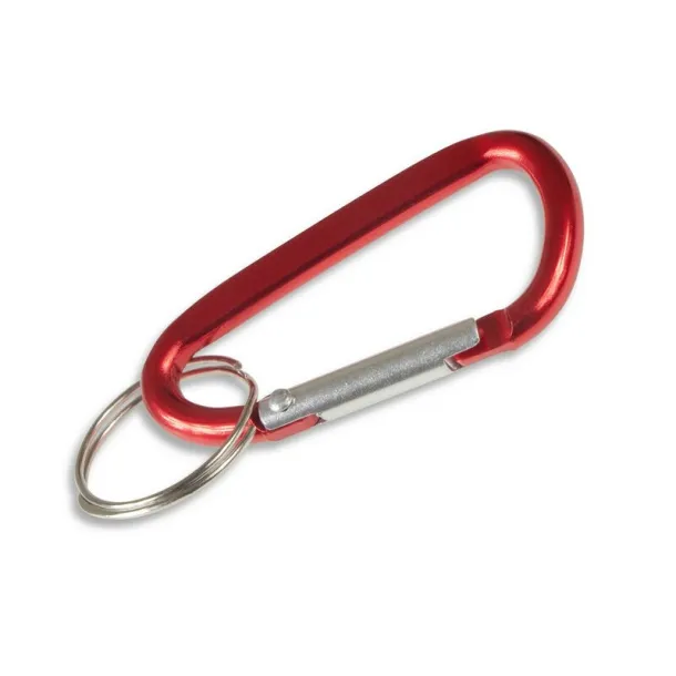  Keyring, carabiner Crvena