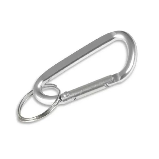 Keyring, carabiner silver  Keyring, carabiner silver