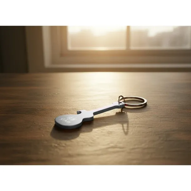  Keyring, bottle opener "electric guitar" Srebrna