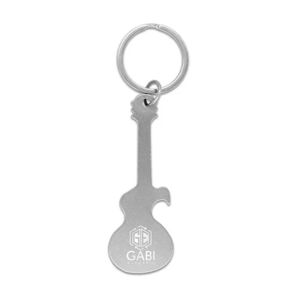 Keyring, bottle opener "electric guitar" Srebrna