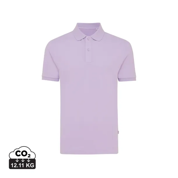  Iqoniq Yosemite unisex polo kratka majica od recikliranog pique pamuka, 220 g/m² - iqoniq Lavanda