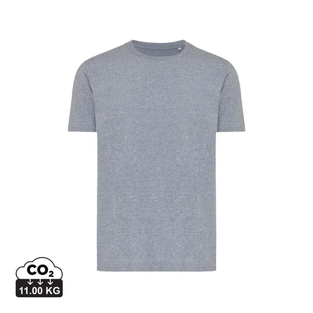 Iqoniq Brett recycled cotton t-shirt - iqoniq light heather navy 