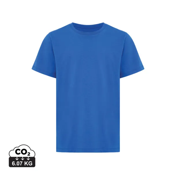  Iqoniq Koli kids lightweight recycled cotton t-shirt - iqoniq royal blue