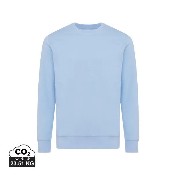  Iqoniq Etosha lightweight recycled cotton crew neck - iqoniq blue 