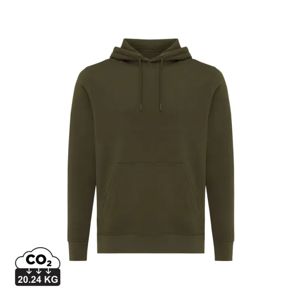  Iqoniq Rila unisex lagani hoodie od recikliranog pamuka, 280 g/m² - iqoniq khaki