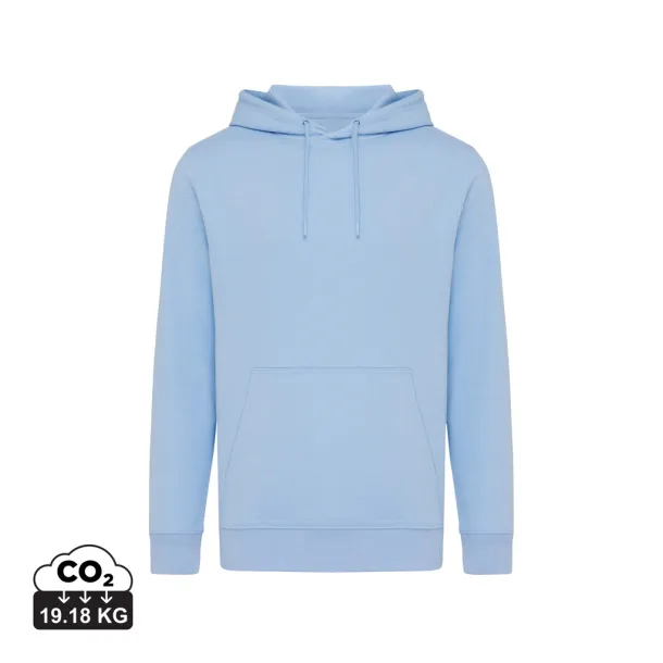  Iqoniq Rila unisex lagani hoodie od recikliranog pamuka - iqoniq blue 