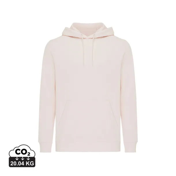  Iqoniq Rila lightweight recycled cotton hoodie - iqoniq cloud pink 