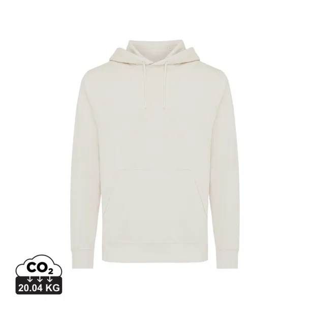  Iqoniq Rila lightweight recycled cotton hoodie - iqoniq ivory white 