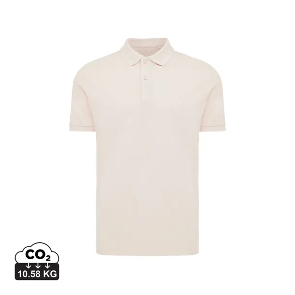  Iqoniq Yosemite unisex polo kratka majica od recikliranog pique pamuka - iqoniq cloud pink 