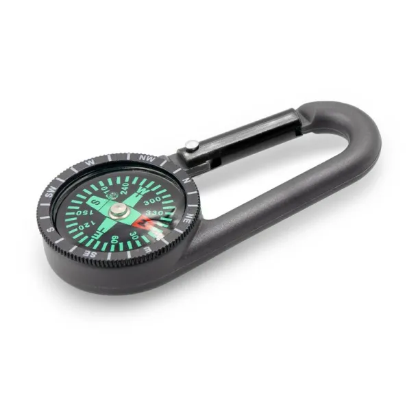  Compass with carabiner Crna