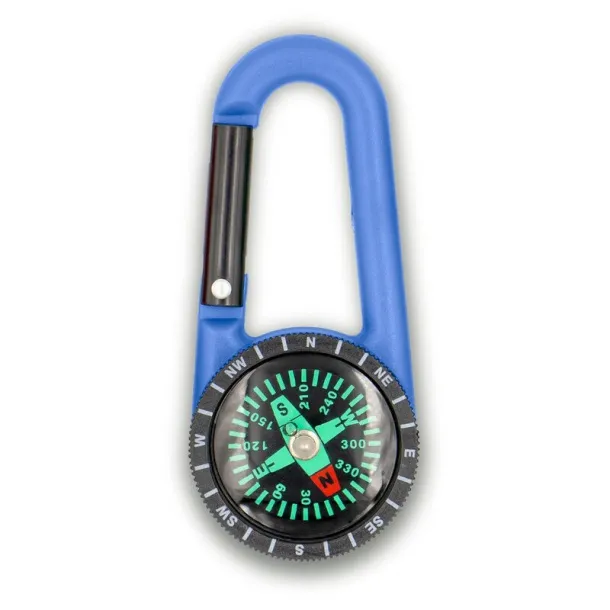  Compass with carabiner Mornarski plava