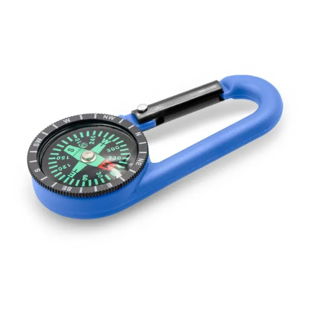  Compass with carabiner navy blue