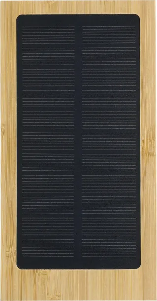  Bamboo solar power bank Elz brown