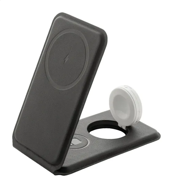 LuxCharge Stand RPU mobile holder wireless charger Black