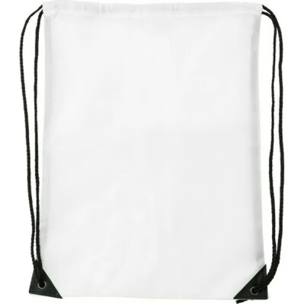 Drawstring bag white  Drawstring bag white