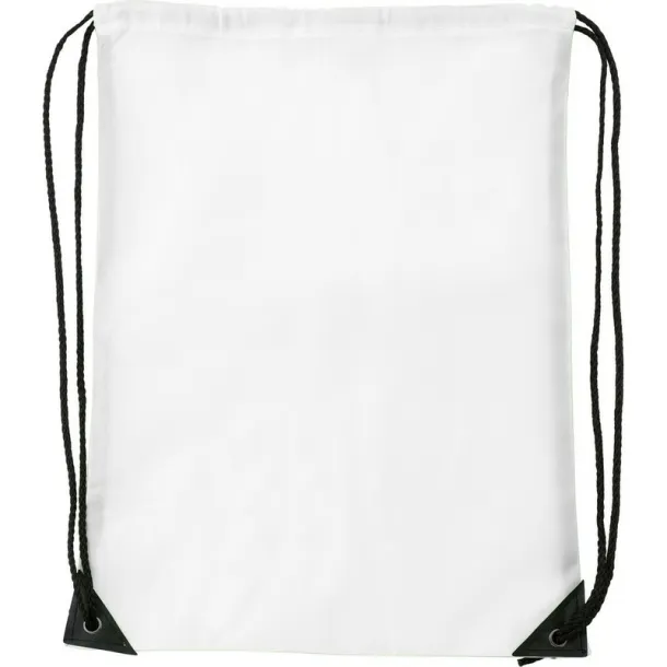 Drawstring bag white  Drawstring bag white