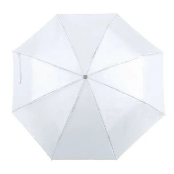 Manual umbrella, foldable white  Manual umbrella, foldable white
