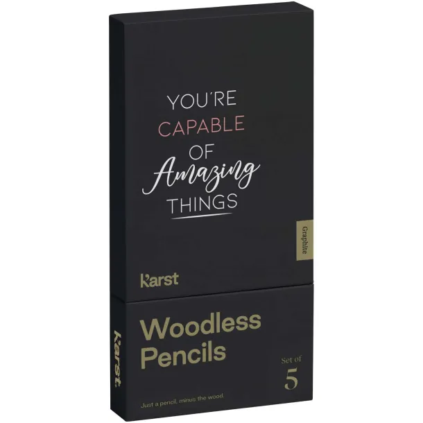 Karst® 5-pack 2B woodless graphite pencils - Karst® Grey Karst® 5-pack 2B woodless graphite pencils - Karst® Grey