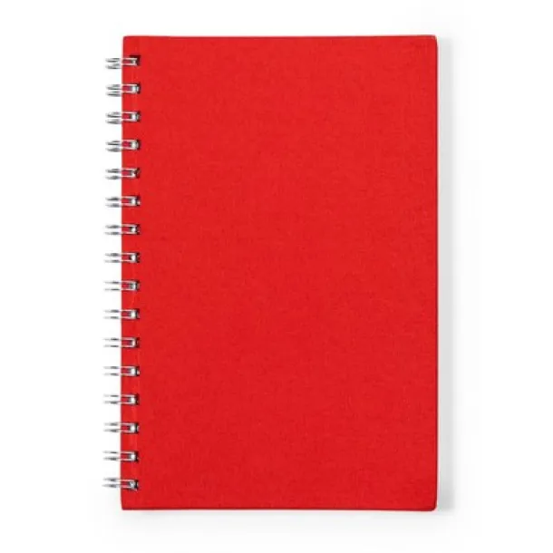  RPET notebook A5 red