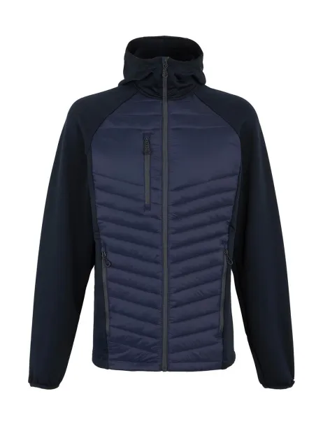 Muška hibridna jakna s kapuljačom - Regatta Professional Mornarsko plava Seal Grey